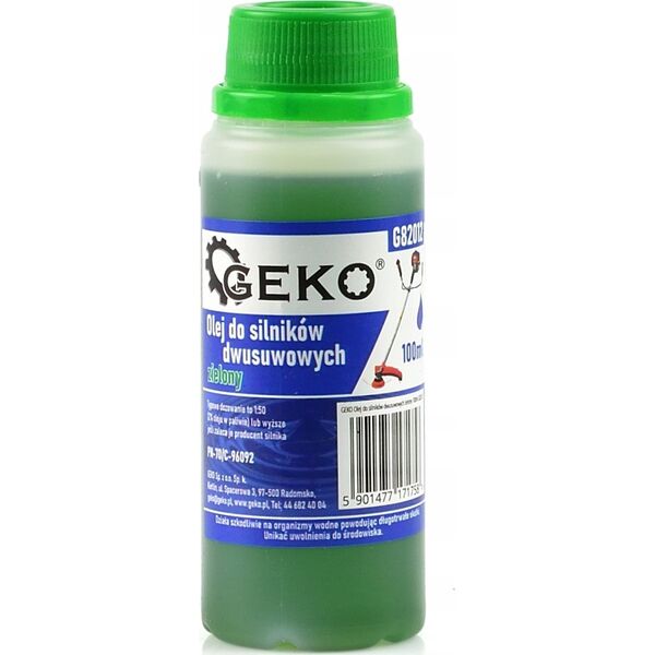 Geko Olej do silników dwusuwowych zielony 100ml(24/1008)