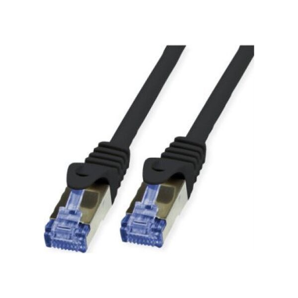 Triton VALUE Zewnętrzny kabel krosowy kat. 6A (klasa EA) S/FTP (PiMF), kabel pełny, LSOH, czarny, 30 m
