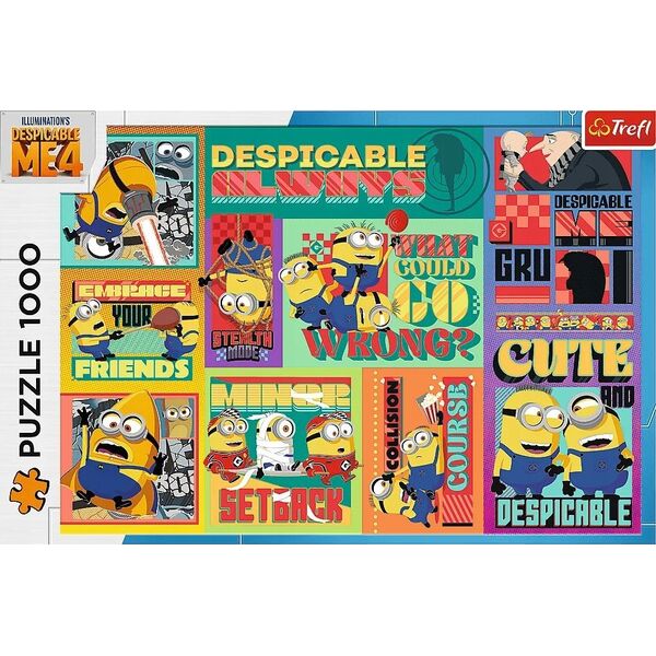 Trefl Puzzle 1000 Szalone przygody Minionków TREFL