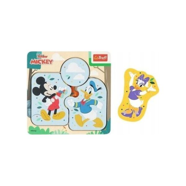 Trefl Puzzle drewniane Mickey Mouse & Friends 6el TREFL