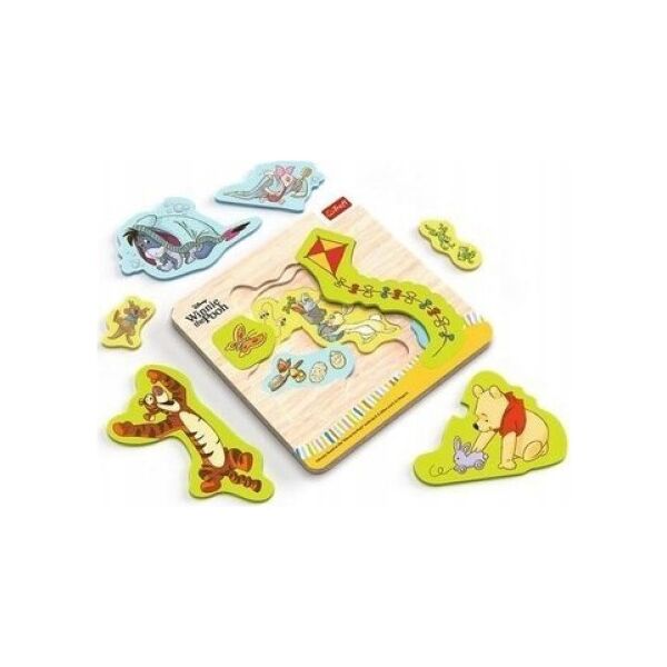 Trefl Puzzle drewniane Winnie The Pooh 12el TREFL