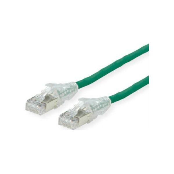 DTWYLER Kabel krosowy DÄTWYLER Cat.6A (Class EA) S/FTP, CU 7702 flex LSOH, AMP v2, zielony, 2 m