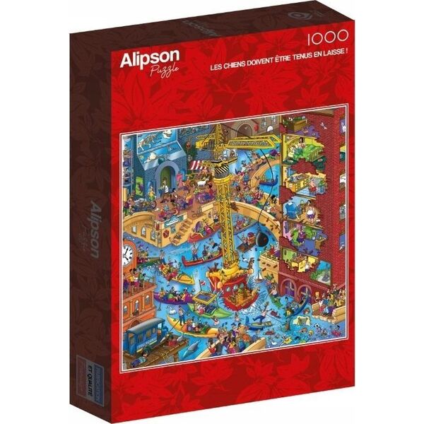 Teka Puzzle 1000 Wszystkie psy musz± być na smyczy