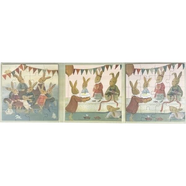 Teka Puzzle magnetyczne Rodzina Królików