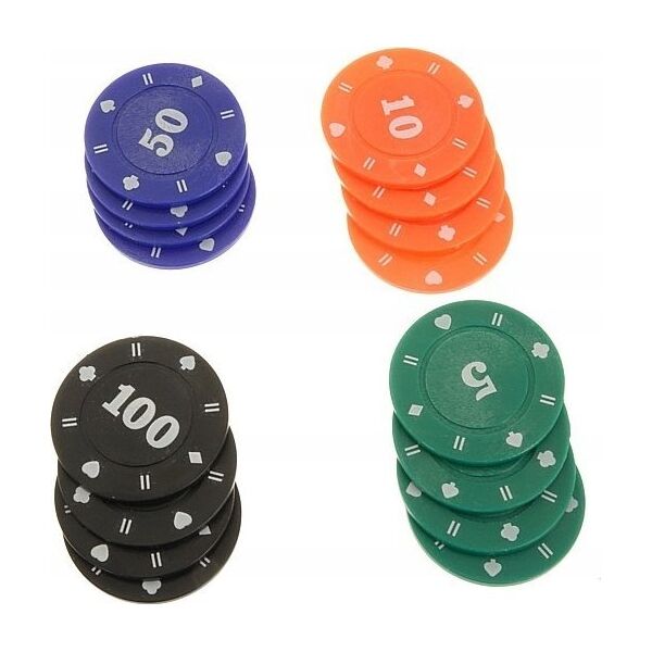 Teka Domino w wiaderku z żetonami 45el