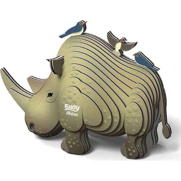Teka Nosorożec Eugy. Eko Układanka 3D