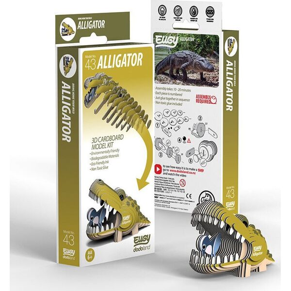 Teka Aligator Eugy. Eko Układanka 3D