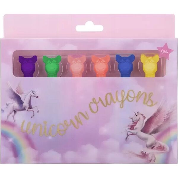 Teka Kredki woskowe Unicorn 6 kolorów
