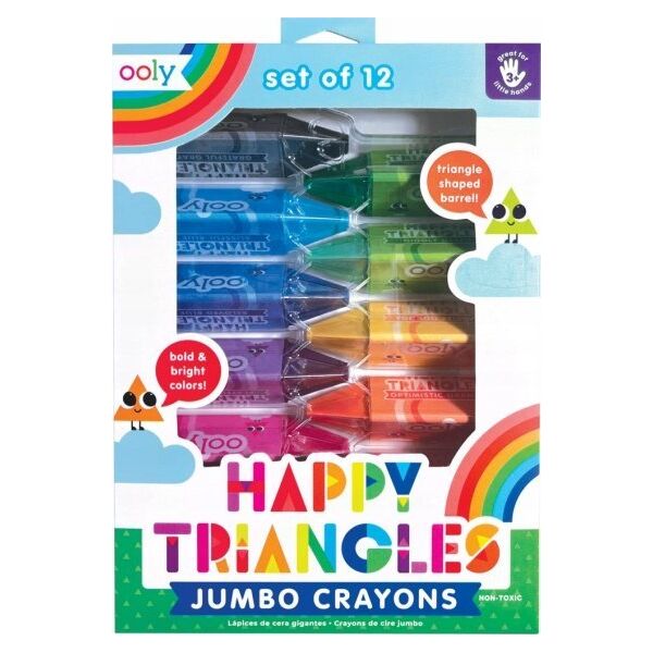Teka Kredki trójk±tne jumbo Happy Triangles 12szt