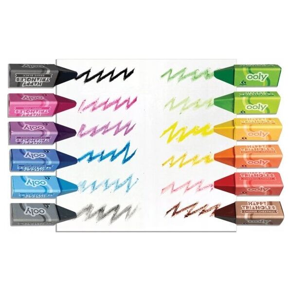 Teka Kredki trójk±tne jumbo Happy Triangles 12szt
