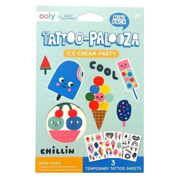 Teka Tatuaże zmywalne mini Tattoo Palooza - Lody