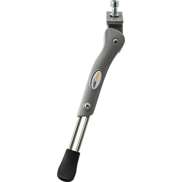 Atran Velo Podpórka centralna Atranvelo Stylo, regulowana 24"-28", E-Bike, śruba 25mm, srebrna