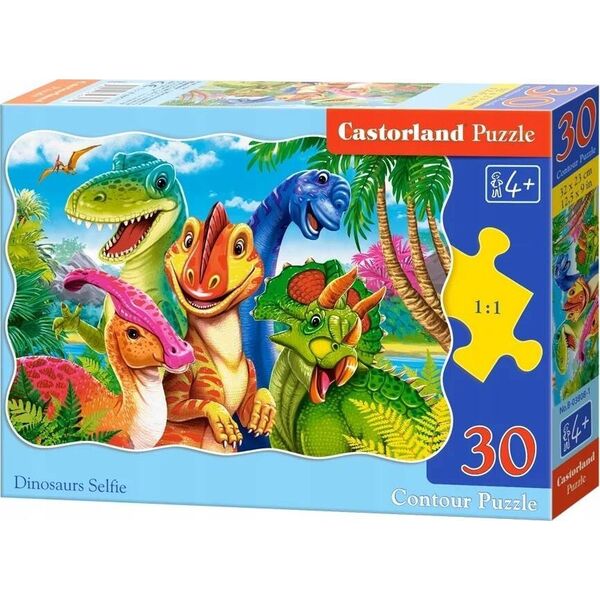 Castorland Puzzle 30 Dinosaurs Selfie CASTOR