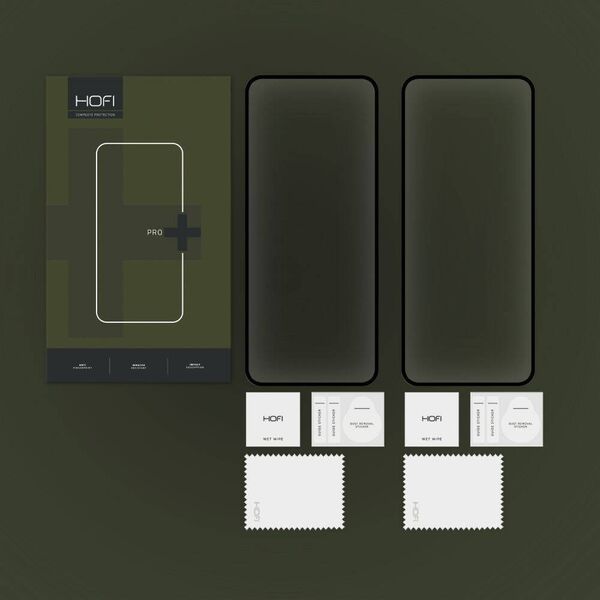 Hofi SZKŁO HARTOWANE HOFI GLASS PRO+ 2-PACK GALAXY M35 5G BLACK