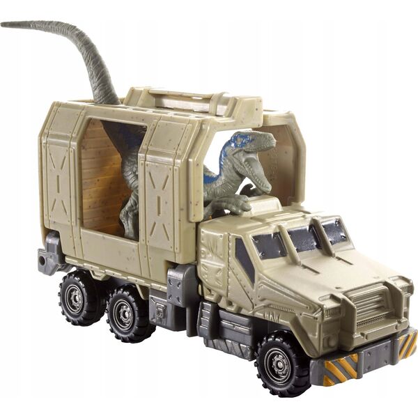 Mattel Matchbox Jurassic World Transporter z Welocirapto