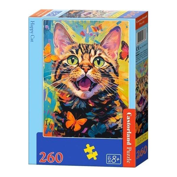 Castorland Puzzle 260 Happy Cat CASTOR