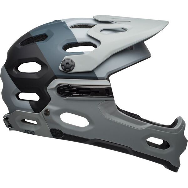 Bell Kask full face BELL SUPER 3R Rozmiar kasku: S(52-56cm), Wybierz kolor: Matte White Black