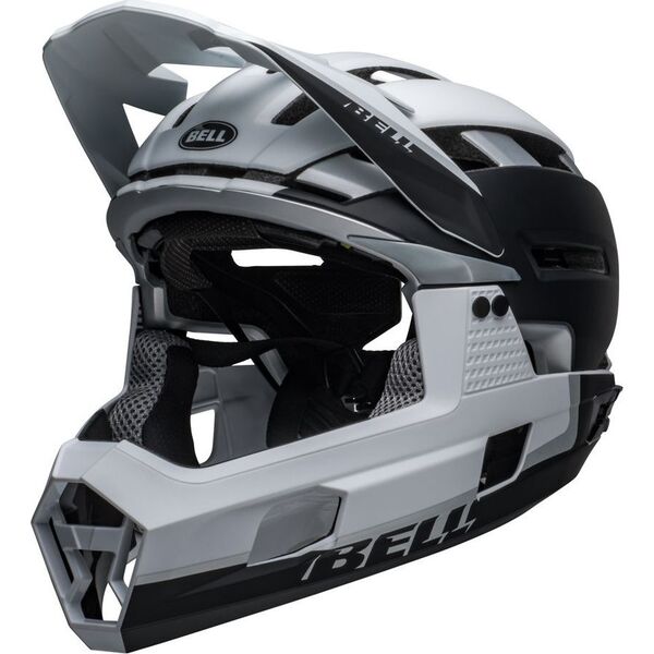 Bell Kask full face BELL SUPER AIR R Rozmiar kasku: S(51-55 cm), Wybierz kolor: Matte Grey Red