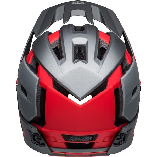 Bell Kask full face BELL SUPER AIR R Rozmiar kasku: S(51-55 cm), Wybierz kolor: Matte Grey Red