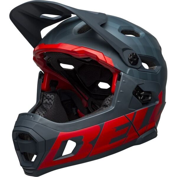Bell Kask full face BELL SUPER DH Rozmiar kasku: M(55-59 cm), Wybierz kolor: Matte Black White