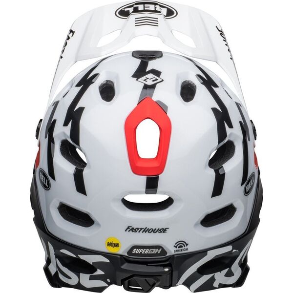 Bell Kask full face BELL SUPER DH Rozmiar kasku: M(55-59 cm), Wybierz kolor: Matte Black White