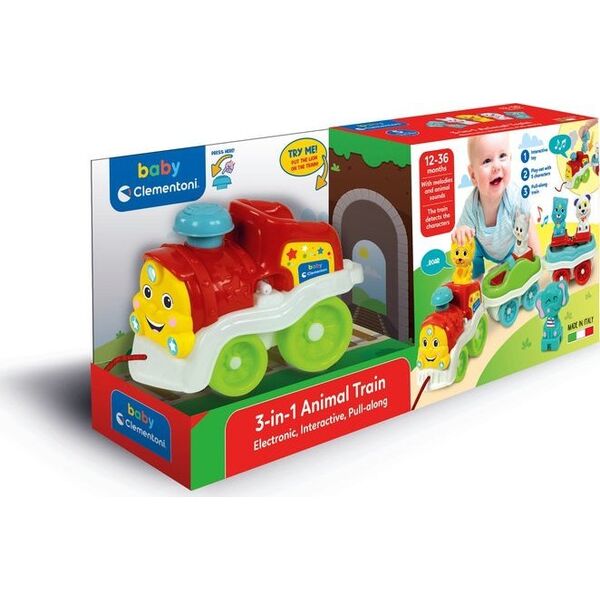 Clementoni Gyvūnų traukinys Clementoni Baby