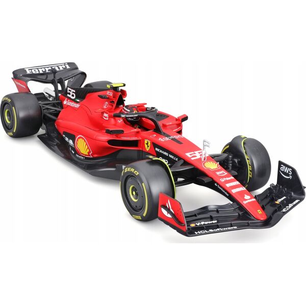 Bburago Ferrari Racing 2023 Season #55 Sainz 1:18 BBURAGO