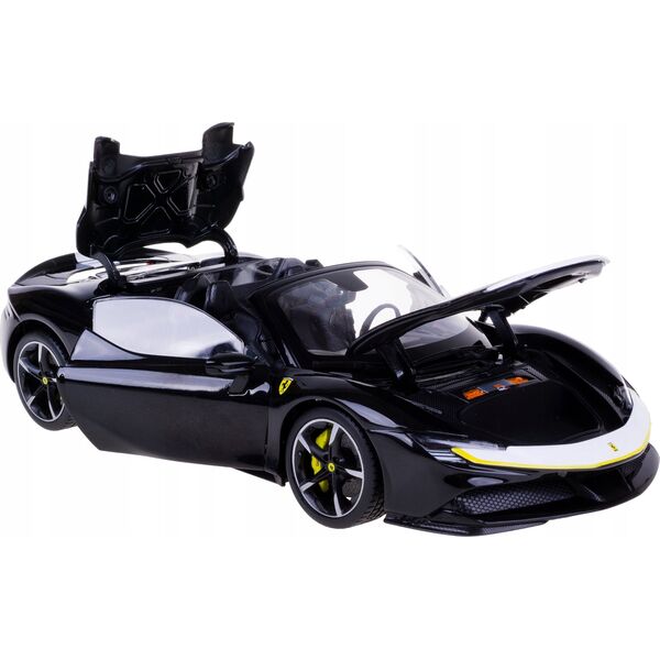 Bburago Ferrari SF90 Spider Metal Black 1:18 BBURAGO