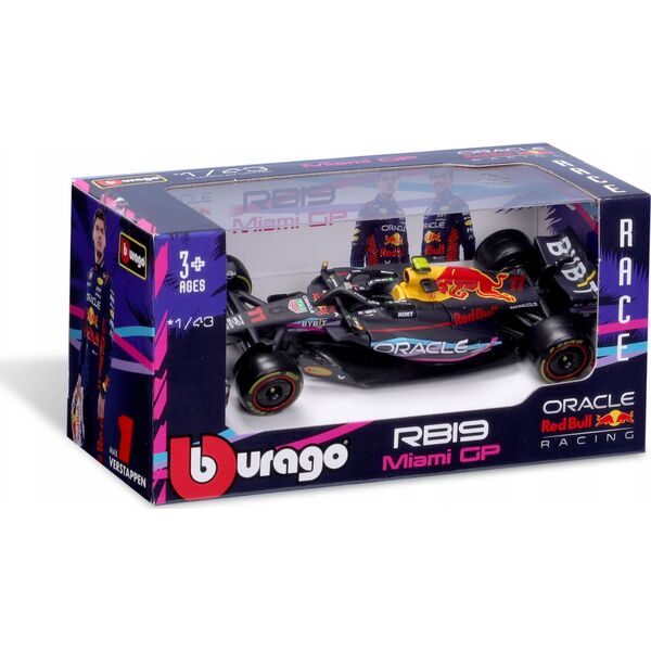 Bburago Race Oracle Red Bull Racing RB19 Miami #11 BBURAGO