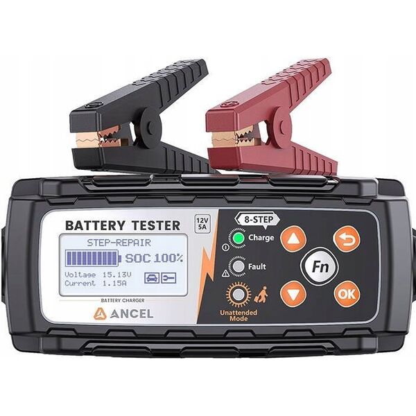 ANCEL Tester i ładowarka do akumulatora 2w1 Ancel BT521