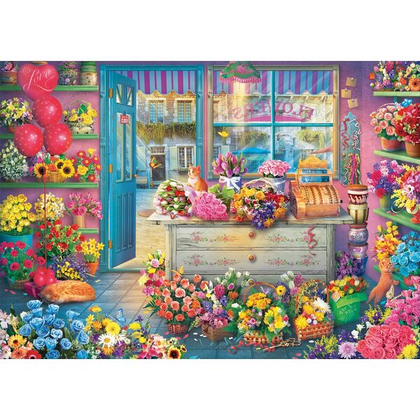 Schmidt Spiele Puzzle PQ 1000 Kwiaciarnia G3