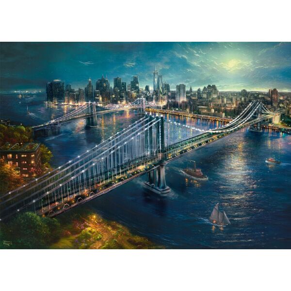 Schmidt Spiele Puzzle PQ 2000 THOMAS KINKADE ¦wiatło księżyca G3