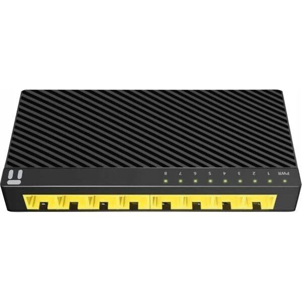 Switch Netis Netis System ST3108GC łącza sieciowe Nie zarządzany Gigabit Ethernet (10/100/1000) Czarny