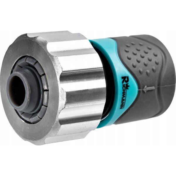 Richmann Hose connection ABS/ALU 3/4" Stop-system