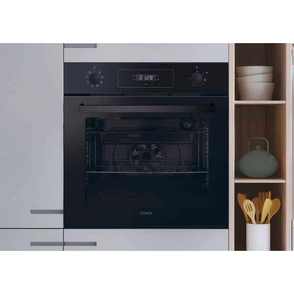Piekarnik Candy Candy FIDC X605/CA Oven, Capacity 65 L, Mechanical and electronic control, Black