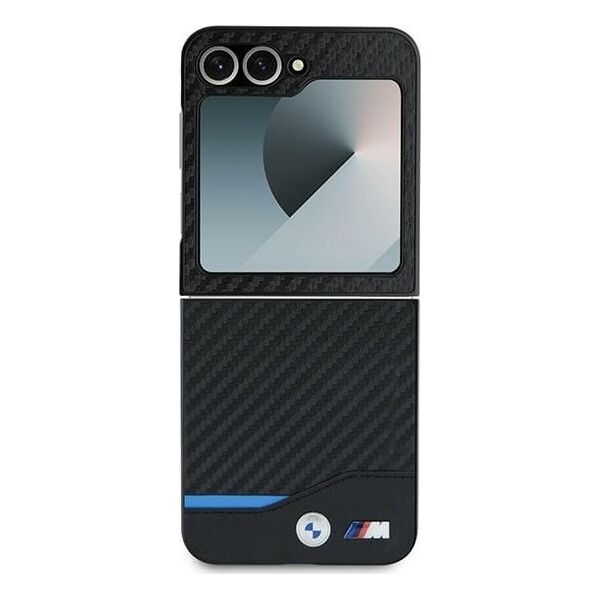 BMW BMW BMHCZF622NBCK Z Flip6 F741 czarny/black hardcase Carbon Blue Line