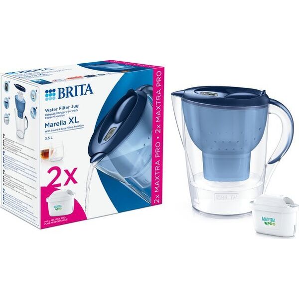 Dzbanek filtrujący Brita Vandens filtravimo indas Brita MARELLA XL, 3.5 l, mėlyna
