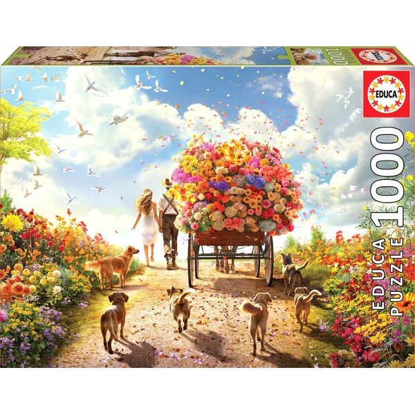 Educa Educa 1000 Carrying Flowers