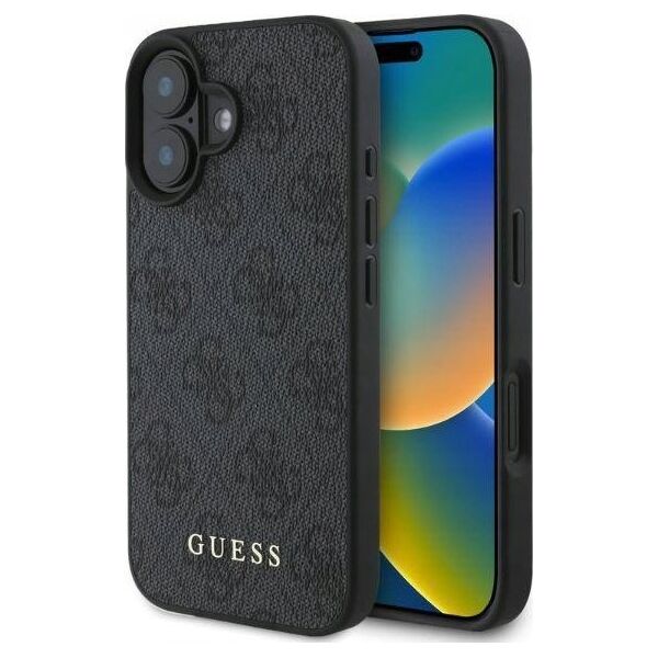 Guess Guess GUHCP16SG4GFGR iPhone 16 6.1" czarny/black hardcase 4G Classic