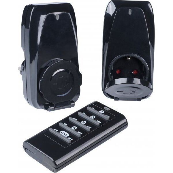 Vivanco Vivanco 2-way outdoor socket 2pcs (61174)