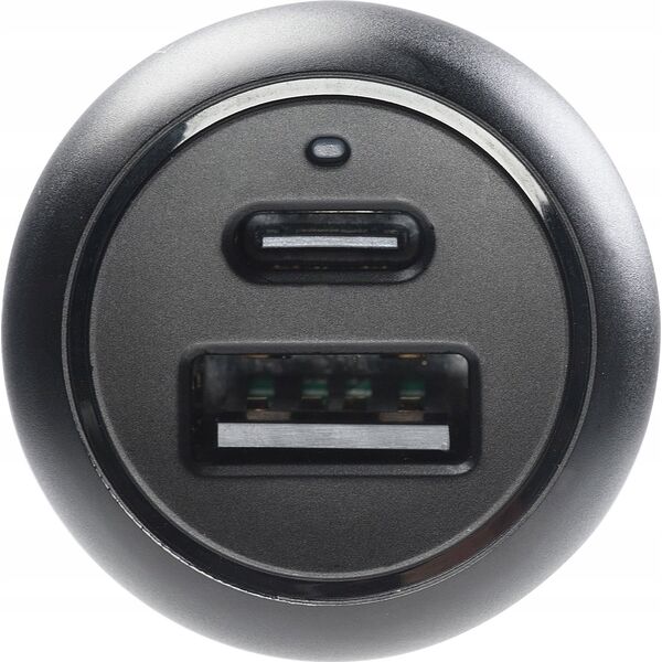 Ładowarka Vivanco Vivanco car charger USB/USB-C 24W (62303)