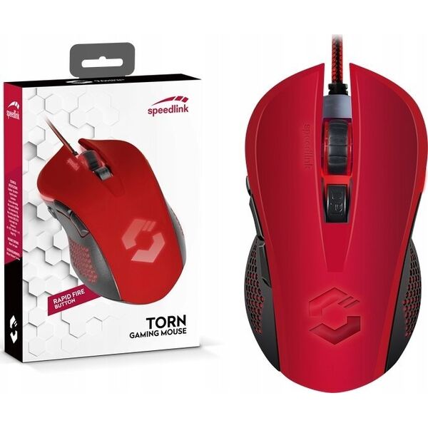 Mysz Speedlink Speedlink mouse Torn, red/black (SL-680008-BKRD)