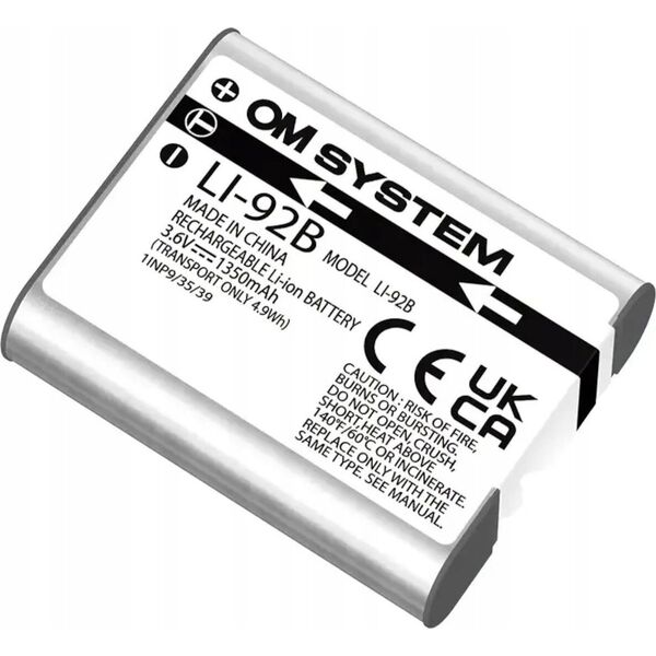 Akumulator Olympus OM SYSTEM battery LI-92B