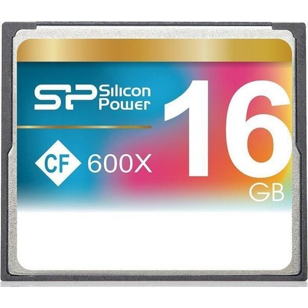 Karta Silicon Power 600x Compact Flash 16 GB  (SP016GBCFC600V10)