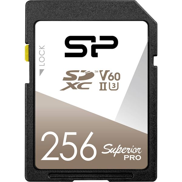 Karta Silicon Power Superior Pro SDXC 256 GB Class 10 UHS-II/U3 V60 (SP256GBSDXJV6V10)