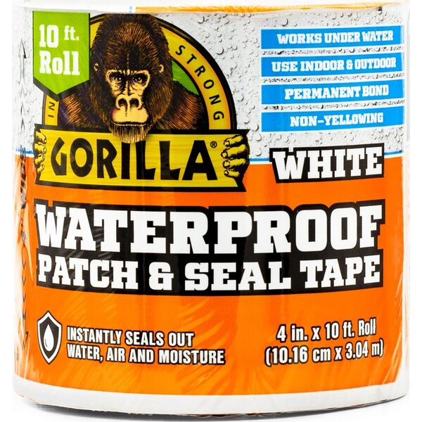 Gorilla Sports Gorilla tape 'Patch & Seal' 3m, white