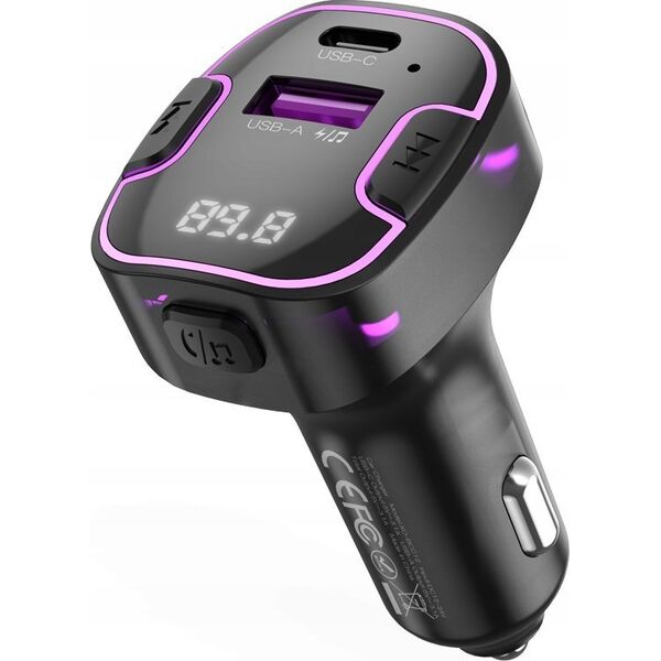 XO XO FM transmitter + charger BCC12 BT MP3, black