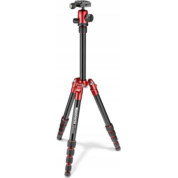 Statyw Manfrotto Manfrotto tripod Element Traveller Small MKELES5RD-BH, red