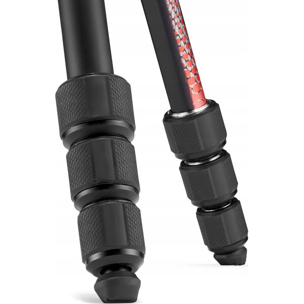 Statyw Manfrotto Manfrotto tripod kit Element MII MKELMII4RD-BH, red