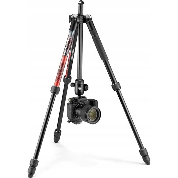 Statyw Manfrotto Manfrotto tripod kit Element MII MKELMII4RD-BH, red